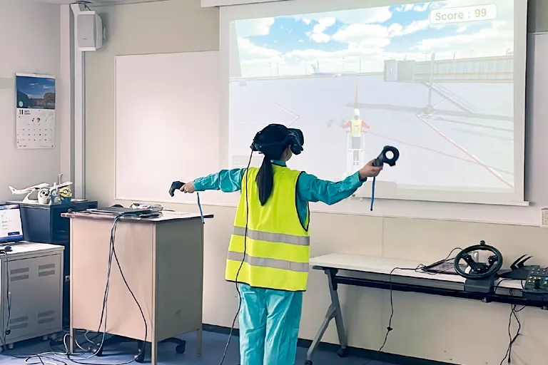 グランドハンドリング実習