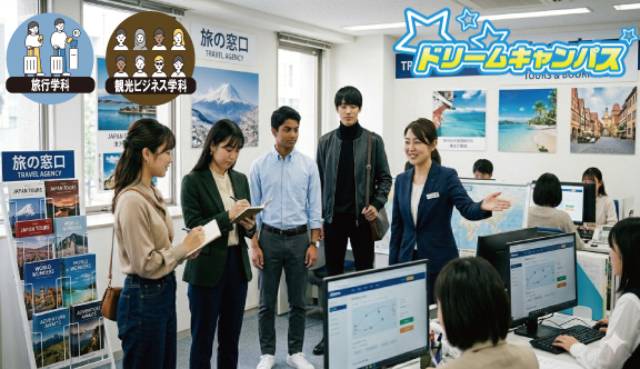 旅行会社に行ってみよう！